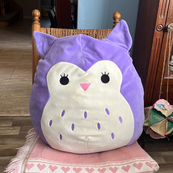 Squishmallows Other - Squishmallows Purple and White Owl Plush